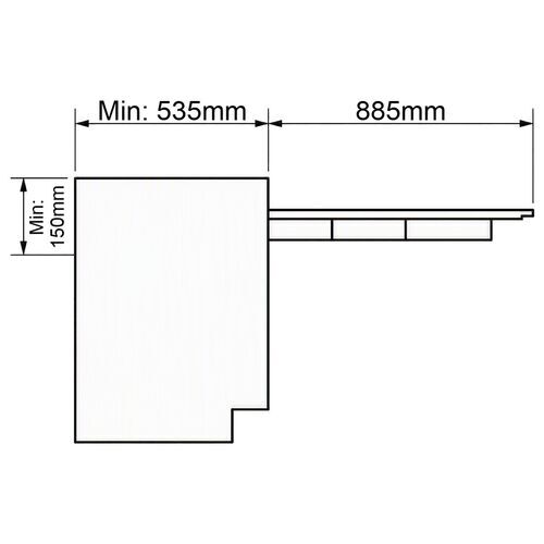 11516-001-Pull-Out Prua Ironing Board