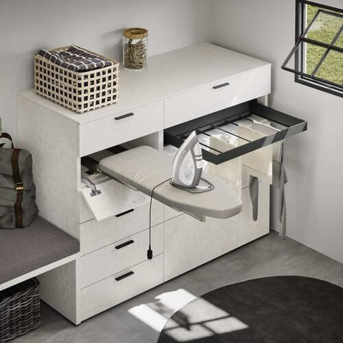 11518-001-Pull-Out Prua Short Ironing Board