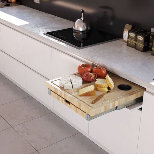 11522-001-Pull-Out Blade Table Soft Close Drawer