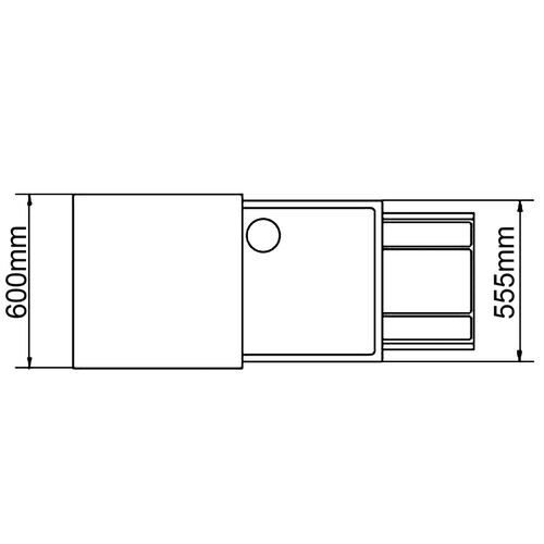 11522-001-Pull-Out Blade Table Soft Close Drawer