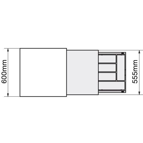 11526-001-Pull-Out Universal Box Table Soft Close