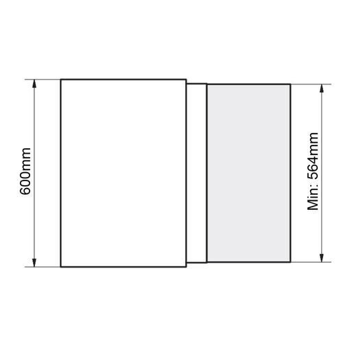 11528-001-Pull-Out Stainless Steel Opla Table Soft Close