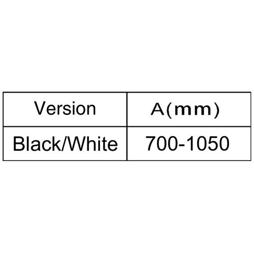 11566-001-Pull Down Wardrobe Rail Lift with Soft Close - White