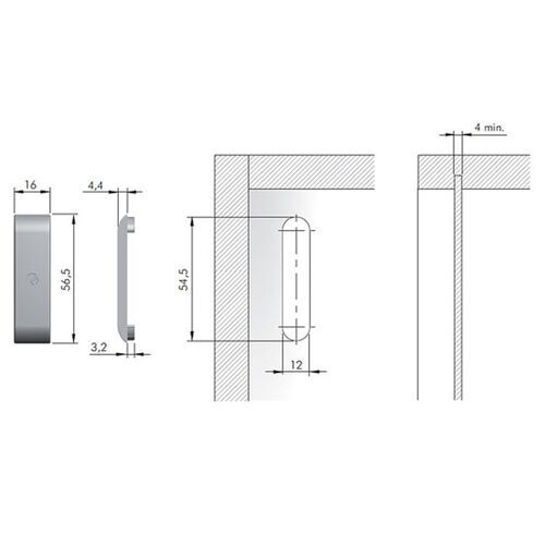 11538-001-Italiana Ferramenta Concealed Cabinet Hangers
