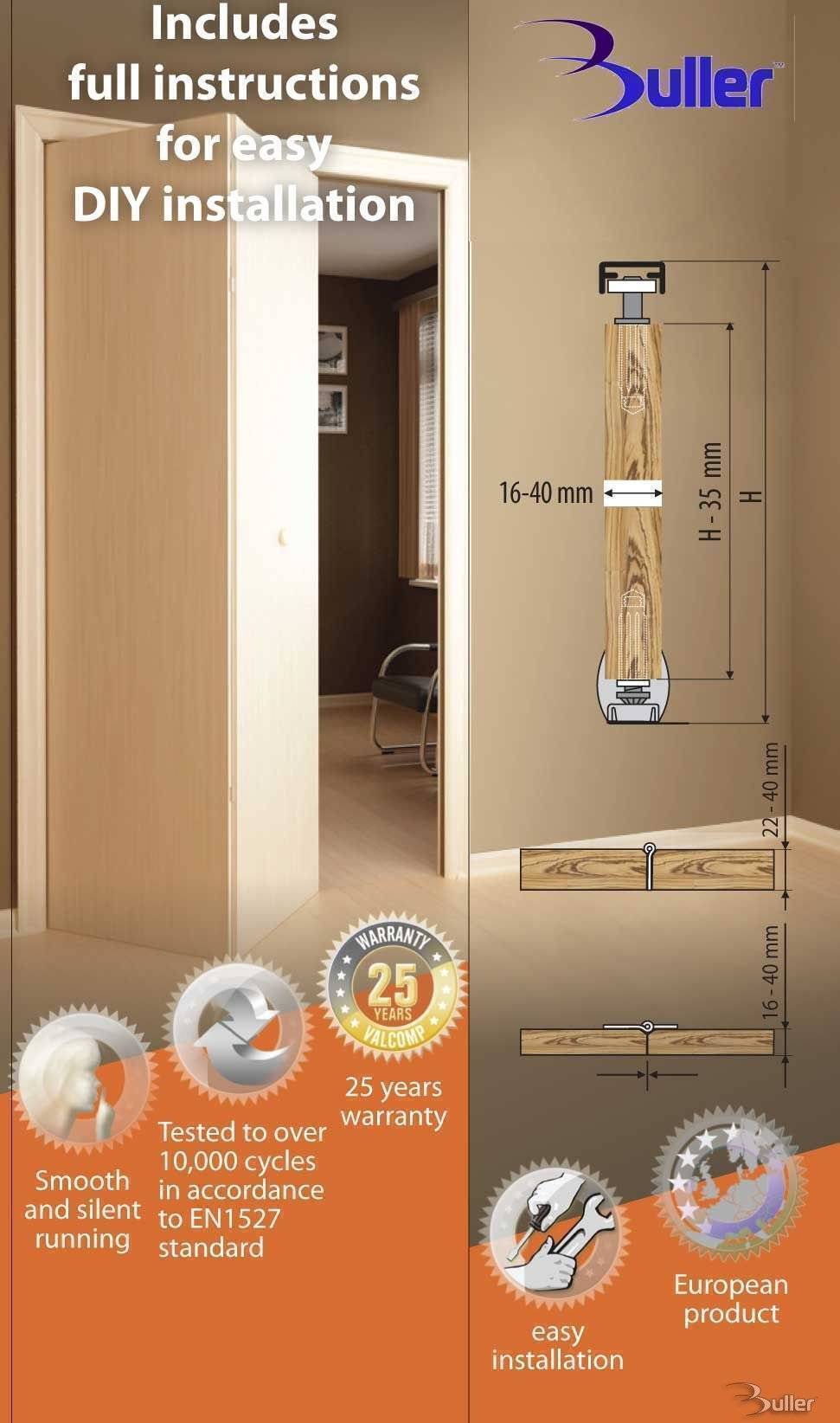 Apollo Folding Door Gear DIY Track Kit
