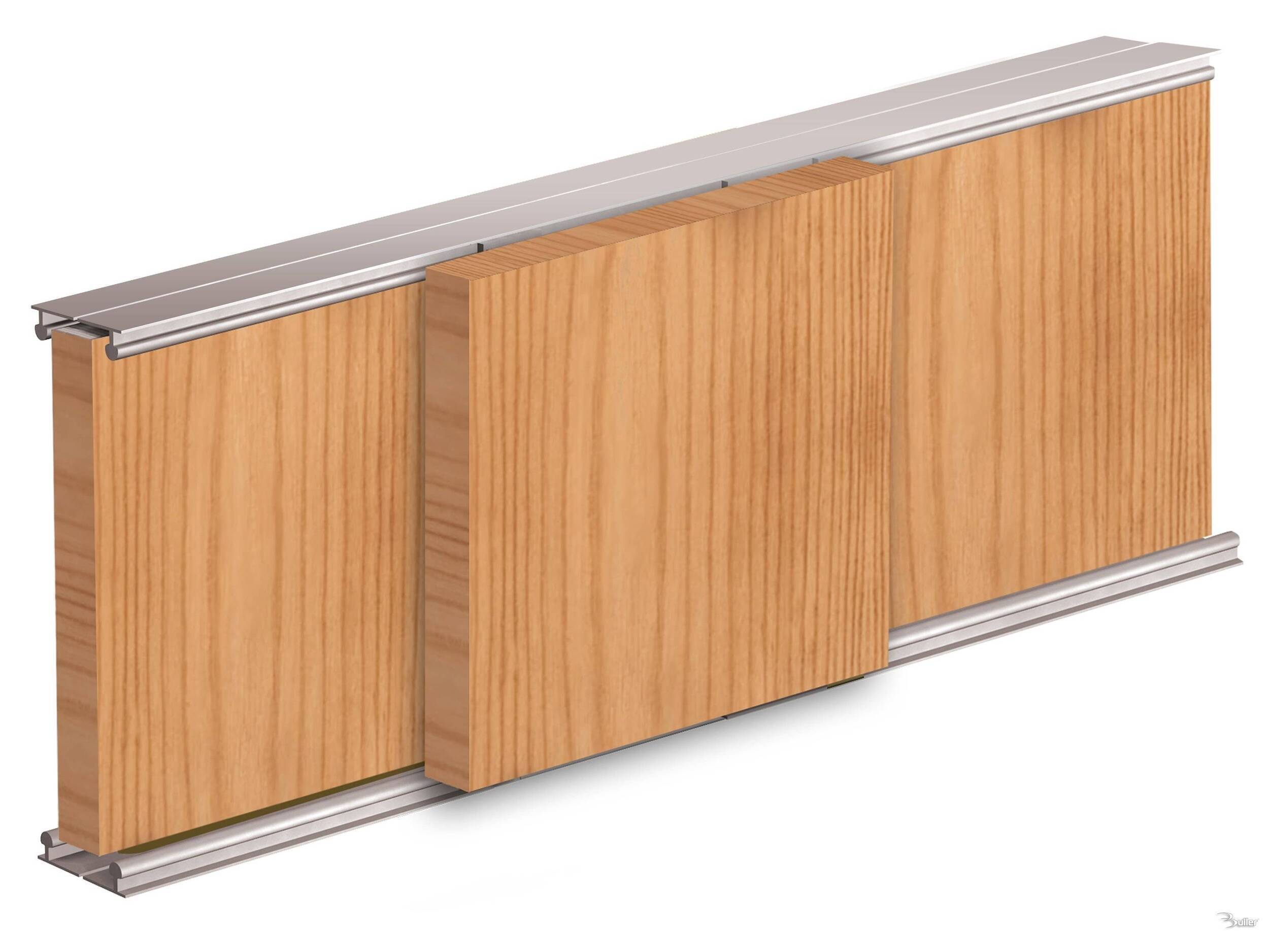 Ares Sliding Door System Wardrobe Track Kit